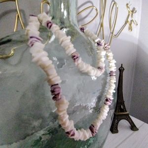 Vintage chip shell necklace